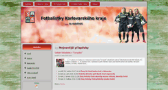 Desktop Screenshot of fotbalistky.cs-info.cz